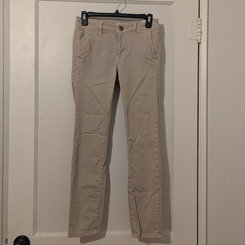 American Eagle Khaki Skinny Jean